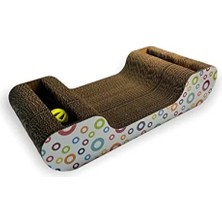 Calperia Modern Tasarımlı Karton Kedi Tırmalama 44X9X21 cm