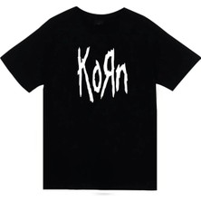 stonedfame Korn Baskılı Unisex %100 Pamuk Siyah T-Shirt