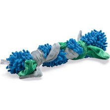 Köpek Oyuncağı, Tut Getir, Peluş, Mavi-Yeşil, 37X7X7CM
