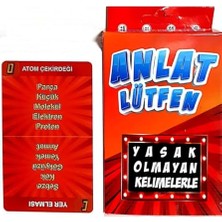 Aee® Anlat Lütfen Yasaklı Kelime Anlatma Oyunu Karları 55 Çift Yönlü Kart