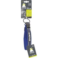 Hıkıng Reflektörlü Soft Boyun Tasması Blue (M)