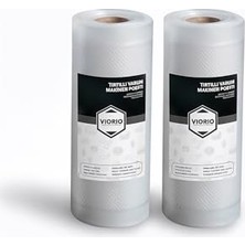 10 Metre Tırtıklı Rulo Vakum Poşeti Torbası (Seçenekli) (25 Cm)