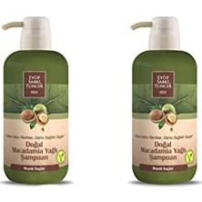 Doğal Macadamia Yağlı Şampuan 600 ml Pet Şişe x 2