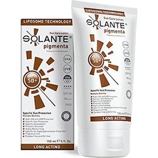 Solante Pigmenta Lekeli Ciltler Için 150 ml 50 Faktör Güneş Losyonu