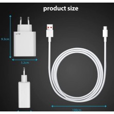 Bey 67W Type-C Şarj Adaptörü ve Kablo Seti, Saniye Gösterir Turbo Hızlı Şarj Göstergeli,iphone Ile Uyumlu ve Uyumlu Duvar Tipi Adaptör