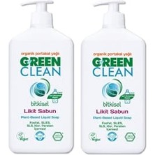 Green Clean Organik Portakal Yağlı Bitkisel Likit El Sabunu 500 ml 2'li