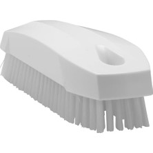 (6440, Beyaz) -  64405 Tırnak Fırçası, Polyester, 2,5 cm - 2,5 cm x 10 cm - 1,3 Cm, Beyaz