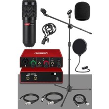 Midex Glx Paket-1 Ekonomik Home Stüdyo Ekipmanları Kayıt Seti