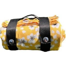 Urban Badger Çiçek Desenli Artha Piknik Örtüsü 150X150 Cm, Dayanıklı Kamp Ekipmanları, Kamp Aksesuarları