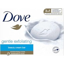 Dove Beauty Cream Bar Katı Güzellik Sabunu Gentle Exfoliating Nemlendirici Etkili, 90 G