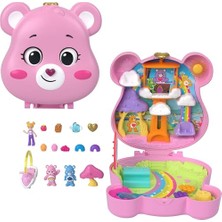 Polly Pocket™ Care Bears Mikro Oyun Seti Polly Pocket ve Care Bears Bebekler ve Oyun Seti, Oyuncak Araba ve Temalı Aksesuarlar, Mini Seyahat Oyuncağı JCC14