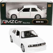 1:32 Alman Klasikleri Serisi Die Cast Çek Bırak Model Araba - Beyaz Bmw M3