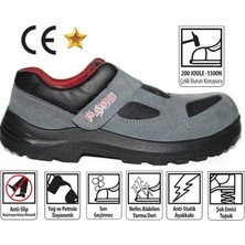 Pars Süet Çelik Burunlu Iş Güvenliği Ayakkabısı