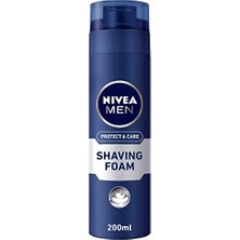 Nıvea Men Protect&care Tıraş Köpüğü 200 Ml, Kuru Ciltler Için, Pürüzsüz Tıraş
