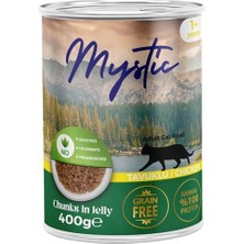 Mystıc Yetişkin Kedi Tavuklu ve Jöleli Konserve Mama 400 gr