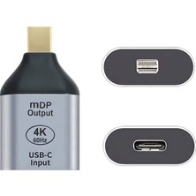 Forzacase Telefon Tablet Notebook Için 4K 60hz Hd Mini Displayport To Type-C Dönüştürücü Adaptör - FC1191