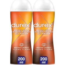 Durex Ylang Ylang 2'si 1 Arada Kayganlaştırıcı & Masaj Jeli (2 x 200 Ml)