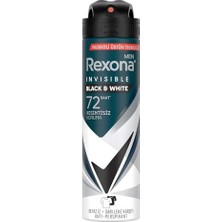 Rexona Men Erkek Sprey Deodorant Invisible Black & White 150 ml