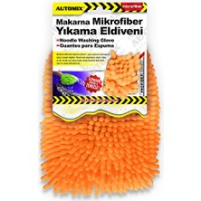 Automix Makarna Mikrofiber Yıkama Eldiveni | Araç Temizliği Için Pratik Eldiven
