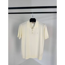 Hermes Premium Triko Polo Yaka Düğmeli T-Shirt – Yumuşak Dokulu, Nefes Alabilir, Şık Erkek Tişört