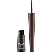 Note Cosmetics Elegant Matte Dipliner Waterproof Kahverengi, 02 Coffee Brown