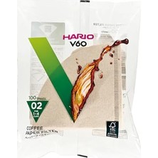 Hario V60 02 Dripper Filtresi Natürel (100 Adet)