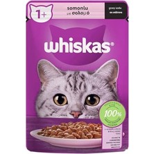 Whiskas Somonlu Poşet Yaş Mama 85 G Tekli Paket