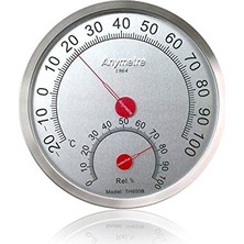 TH600B Termometre Nem Ölçer Higrometre, Siyah