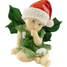 4494 Minyatür Bahçe ve Teraryum Noel Peri Bebek Heykelcik