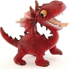 Minyatür, Güzel Bahçe ve Teraryum Mini Kırmızı Ejderha Figürü