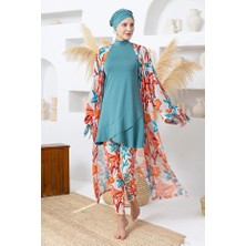 Maresiva Pareolu Likralı Tam Tesettür Mayo 62113