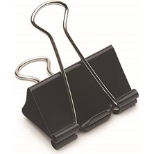 Tuba Toptaş Metal Çelik Kıskaç, Siyah, 41 mm