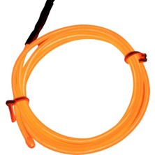 Araç Içi Aydınlatma Ip Şerit Torpido LED Ip Neon Dekoratif Buz Mavi - Kırmızı - Turuncu 2-3 - 5metre (2m-Turuncu)