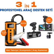 Leerfei 3 In 1 Profesyonel Araç Destek Seti