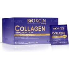 Bioxcin Beauty Collagen 30 Saşe 10.000 Mg – Tip 1 Tip 3 Hidrolize Kolajen, Hyaluronik Asit, Vitamin C ve Biotin Içeren Takviye Edici Gıda