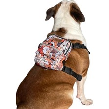 Design, Paws, Köpek Sırt Çantası – Çantalı Göğüs Tasması, Su Geçirmez, Ayarlanabilir Kayışlar, Fermuarlı, Tasma Uyumlu, Şık ve Fonksiyonel
