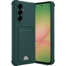 Newface Samsung Galaxy A17 5g Kelvin Kartvizitli Silikon - Koyu Yeşil