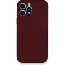 Newface iPhone 13 Pro Max Kılıf Lansman Legant Silikon - Bordo