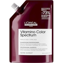 L'oréal Professionnel Paris Serie Expert Vitamino Color Spectrum Boyalı Saçlar Için Parlaklık Kazandıran Renk Koruyucu Refill Şampuan 500ML
