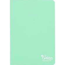 Colors A4 80 Yaprak Çizgili Defter, Yeşil