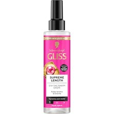 Gliss Supreme Length Koruyucu Sıvı Saç Bakım Kremi - Biotin Kompleksi ve Şakayık Çiçeği Özü ile 200 ml