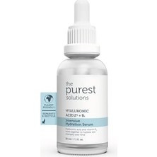 The Purest Solutions, Yoğun Nemlendirme ve Dolgunlaştırıcı Etkili, Yenileyici Cilt Bakım Serumu 30 ml (Hyaluronic Acid%2 + B5)