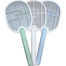 1 Adet Şarjlı Sinek Raketi, Sinek Sivrisinek Böcek Haşere Öldürücü Raket, Type-C Şarj Girişli