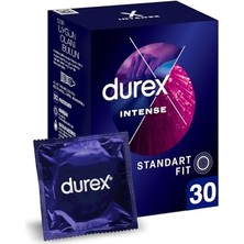 Durex Intense 30'lı Uyarıcı Jelli ve Tırtıklı Prezervatif