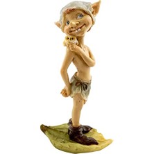 Minyatür Peri Bahçesi ve Baykuş Heykelcikli Teraryum Pixie, Tan, Yeşil