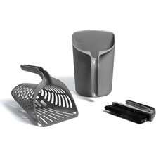 Kedi Bakım Seti - Tırmalama Pedi ve Kum Küreği