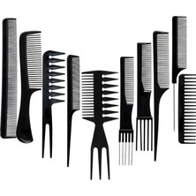 Croc 1110 Çantalı Tarak Seti 10LU - Profesyonel Kuaför Tarakları