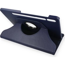 Newface Samsung Galaxy T870 Tab S7 11 Kılıf 360 Tablet Deri Kılıf - Lacivert