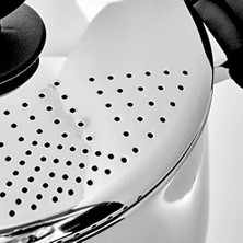 Tuba Toptaş Mutfaksever Indüksiyon Tabanlı Çelik Makarna ve Mantı Tenceresi