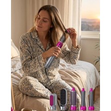 İlkyaz Fashion 5 Parçalı Saç Şekillendirme Seti Isı Kontrollü Kolay Kullanım ve Hızlı Sonuç ILKYZ-KRGRS34